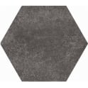 Equipe Hexatile Cement Black 17.5cm x 20cm Wall and Floor Tile