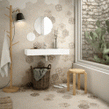 Equipe Hexatile Cement Garden Sand 17.5cm x 20cm Wall and Floor Tile