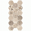 Equipe Hexatile Cement Garden Sand 17.5cm x 20cm Wall and Floor Tile