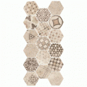 Equipe Hexatile Cement Garden Sand 17.5cm x 20cm Wall and Floor Tile