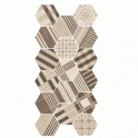 Equipe Hexatile Cement Geo Sand 17.5cm x 20cm Wall and Floor Tile