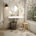 Equipe Hexatile Cement Sand 17.5cm x 20cm Wall and Floor Tile