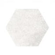 Hexatile Cement White 17.5cm x 20cm Wall and Floor Tile