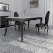 Hexatile Harmony Black and White 17.5cm x 20cm Floor Tile