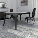Hexatile Harmony Black and White 17.5cm x 20cm Floor Tile