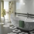 Hexatile Matt Black 17.5cm x 20cm Wall and Floor Tile