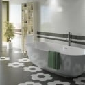 Hexatile Matt Black 17.5cm x 20cm Wall and Floor Tile