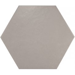 Hexatile Matt Grey 17.5cm x 20cm Wall and Floor Tile