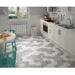 Hexatile Matt Grey 17.5cm x 20cm Wall and Floor Tile