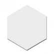 Equipe Hexatile Matt White 17.5cm x 20cm Wall and Floor Tile
