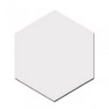 Equipe Hexatile Matt White 17.5cm x 20cm Wall and Floor Tile