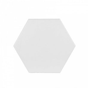 Equipe Hive Hexagon White 12.4cm x 10.7cm Wall Tile (Box Deal)