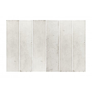 Hope White 7.5cm x 30cm Wall Tile