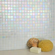 Hot Melt Iridescent Pearl 32.7cm x 32.7cm Mosaic Tile
