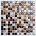 Hot Melt Kobicha Mix 32.7cm x 32.7cm Mosaic Tile