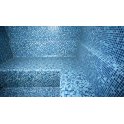 Hot Melt Pool Blue 32.7cm x 32.7cm Mosaic Tile