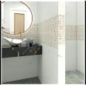 Hot Melt Primrose 32.7cm x 32.7cm Mosaic Tile
