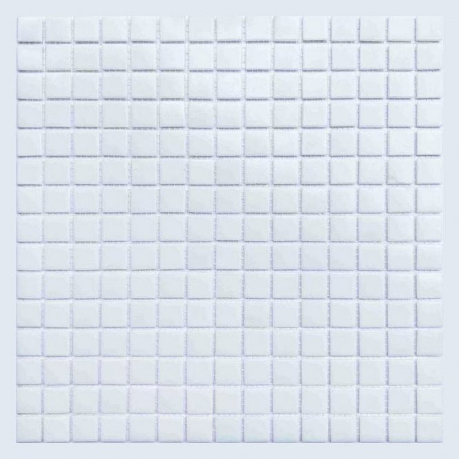 Hot Melt White Mosaic 32.7cm x 32.7cm Mosaic Tile