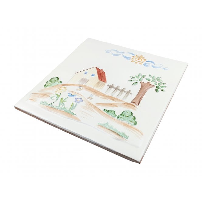 Heckstream Hueso Farmhouse 30cm x 30cm 3D Plaque Tile