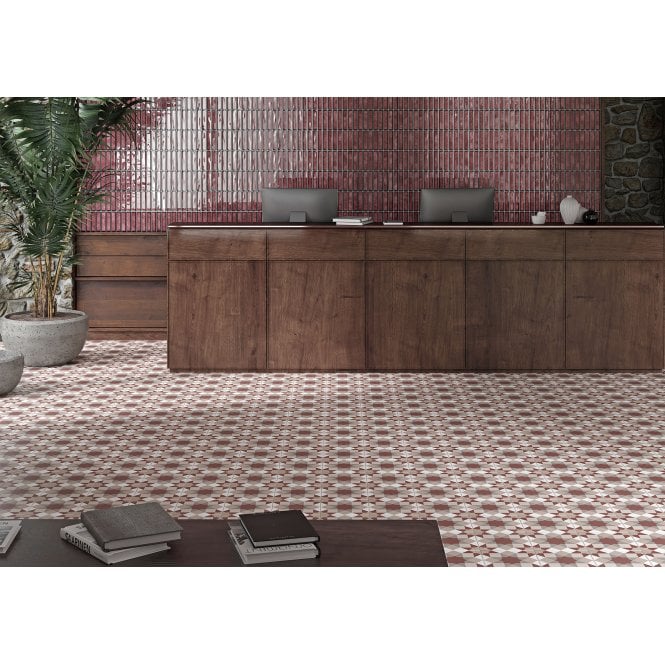 Hydra Garnet 20cm x 20cm Wall and Floor Tile