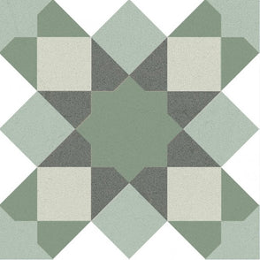 Hydra Green 20cm x 20cm Wall & Floor Tile
