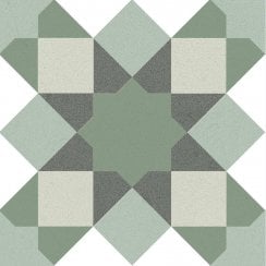 Hydra Green 20cm x 20cm Wall & Floor Tile