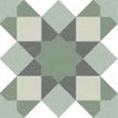 Hydra Green 20cm x 20cm Wall & Floor Tile