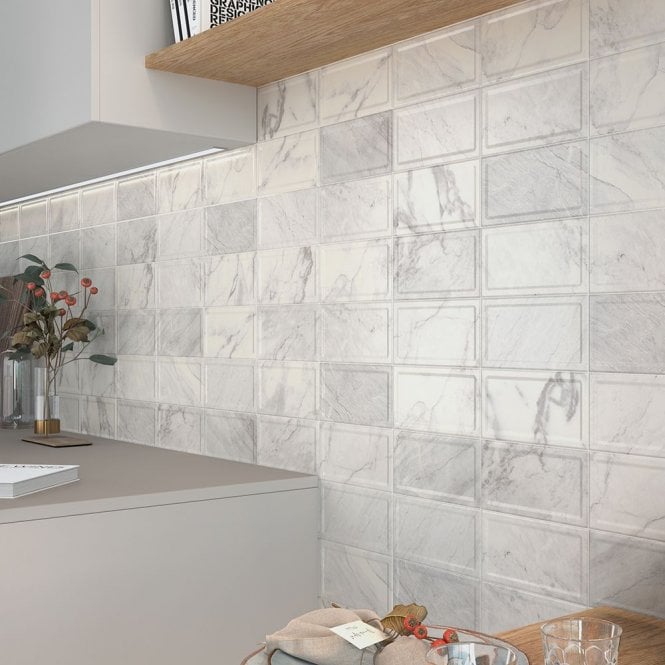 In Metro Brick Venato Grey Matt 10cm x 20cm Wall Tile
