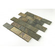 Indian Slate Multicolour (4.8cm x 9.8cm) 30.2cm x 30.2cm Wall & Floor Mosaic Sheet
