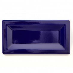 Equipe InMetro Cobalt Crackle Glazed 7.5cm x 15cm Wall Tile