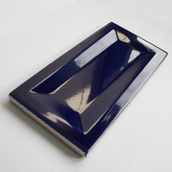 Equipe InMetro Cobalt Crackle Glazed 7.5cm x 15cm Wall Tile