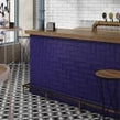 Equipe InMetro Cobalt Crackle Glazed 7.5cm x 15cm Wall Tile