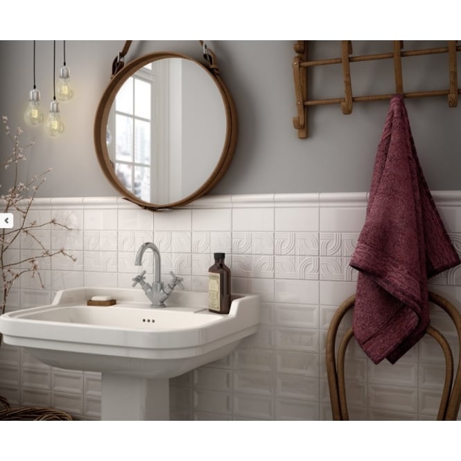 Equipe InMetro White Matt 7.5cm x 15cm Wall Tile