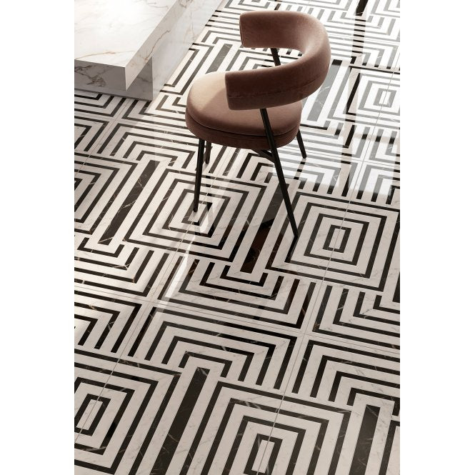 Italian Design Intarsi Vinci 60cm x 120cm Wall and Floor Tile