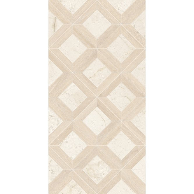 Italian Design Intarsi Warm Agora 60cm x 120cm Wall and Floor Tile