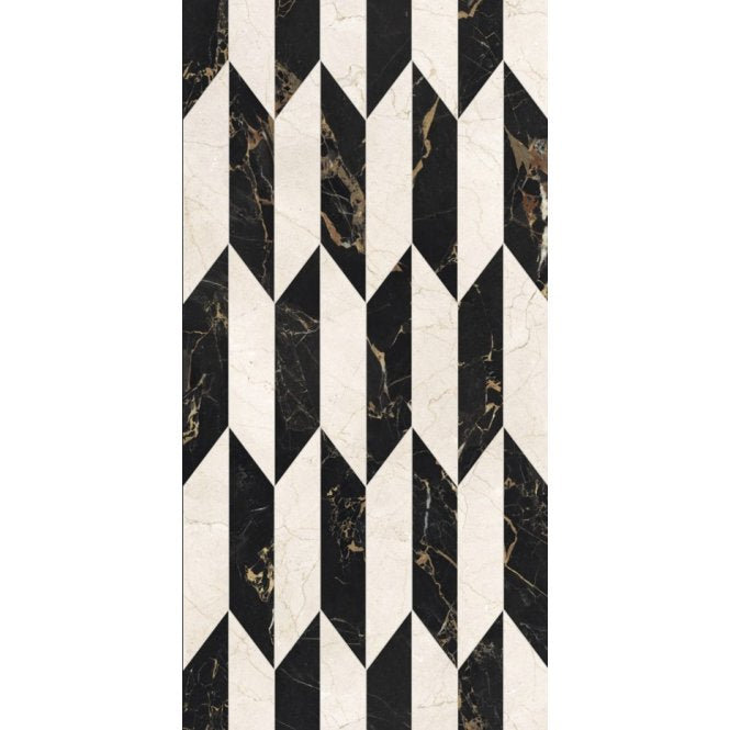 Italian Design Intarsi Warm Gala 60cm x 120cm Wall and Floor Tile