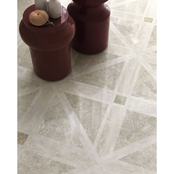 Italian Design Invictus Cross Decor 60cm x 60cm Wall & Floor Tile