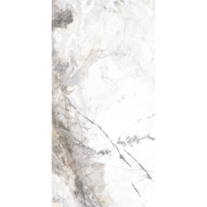 Invisible Marble Gloss Porcelain 30cm x 60cm Wall & Floor Tile