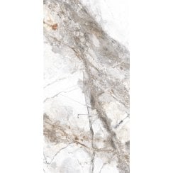 Invisible Marble Gloss Porcelain 60cm x 120cm Wall & Floor Tile