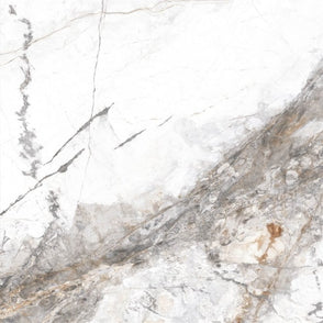 Invisible Marble Gloss Porcelain 60cm x 60cm Wall & Floor Tile