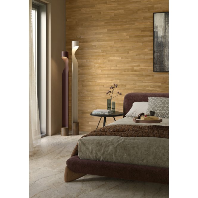 Italian Design Iridescent Caramel 4.8cm x 45cm Wall & Floor Tile