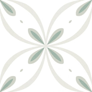 Itaca Green 20cm x 20cm Wall & Floor Tile