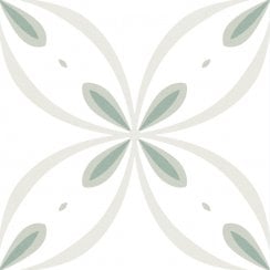 Itaca Green 20cm x 20cm Wall & Floor Tile