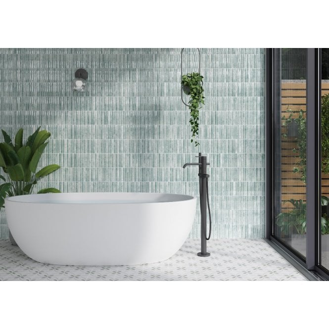 Itaca Green 20cm x 20cm Wall & Floor Tile