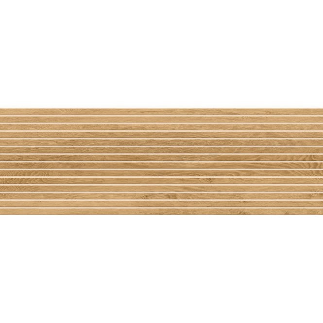 Japandi Beige White Matt 39.8cm x 119.8cm Wall Tile