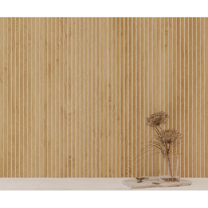 Japandi Beige White Matt 39.8cm x 119.8cm Wall Tile