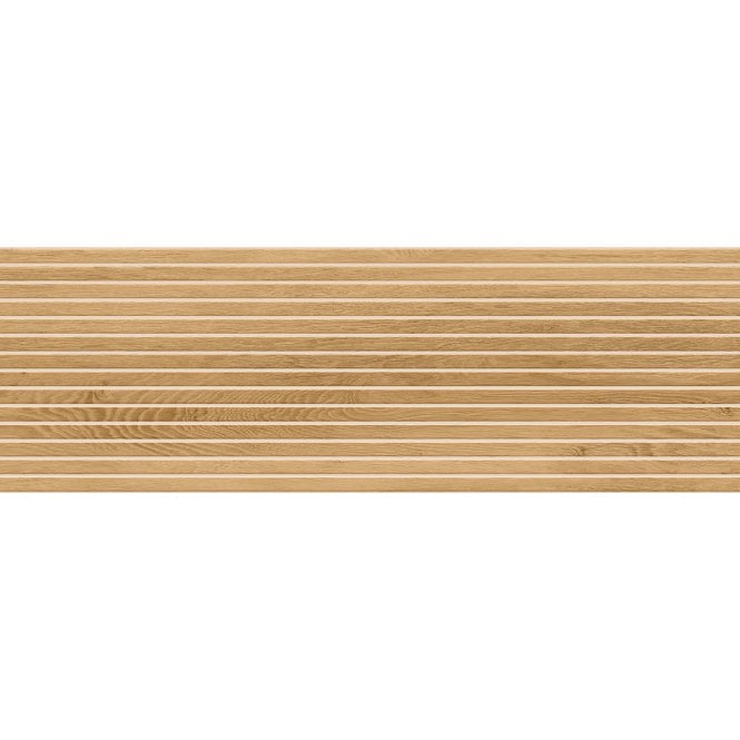 Japandi Beige White Matt 39.8cm x 119.8cm Wall Tile