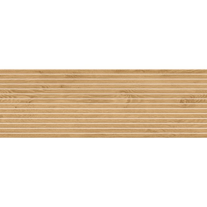 Japandi Beige White Matt 39.8cm x 119.8cm Wall Tile