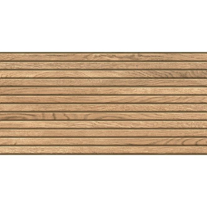 Japandi Brown Small Matt 29.8cm x 59.8cm Wall Tile