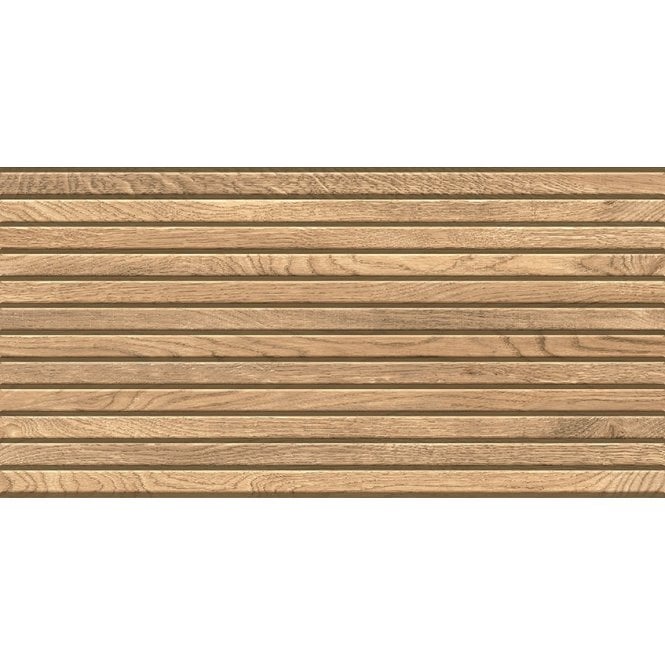 Japandi Brown Small Matt 29.8cm x 59.8cm Wall Tile
